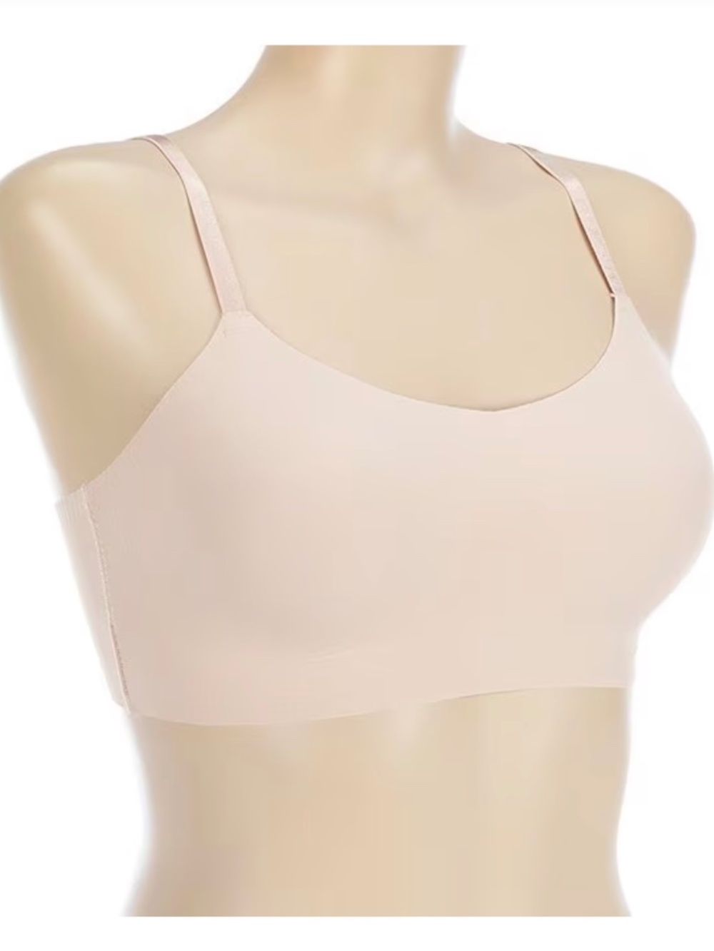 Seamless Light Pink Molded T-Shirt Bra with Adjustable Straps by van winkle & co
